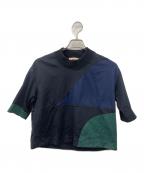 MARNIマルニ）の古着「半袖カットソー」｜ブラック×グリーン