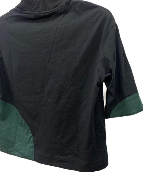 MARNI（マルニ）MARNI (マルニ) 半袖カットソー ブラック×グリーン サイズ:38の古着・服飾アイテム
