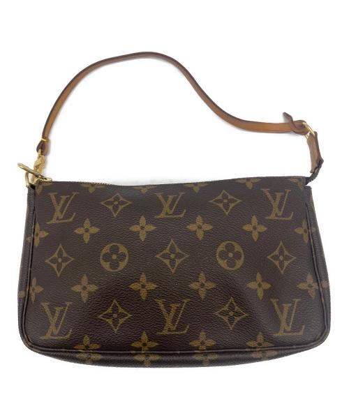 LOUIS VUITTON（ルイ ヴィトン）LOUIS VUITTON (ルイ ヴィトン) ポシェット/ポシェット・アクセソワール ブラウンの古着・服飾アイテム