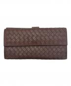 BOTTEGA VENETAボッテガベネタ）の古着「3つ折り財布」｜ブラウン