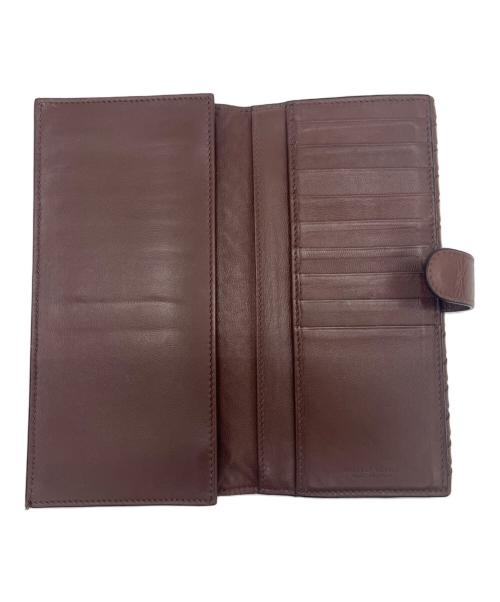 BOTTEGA VENETA（ボッテガベネタ）BOTTEGA VENETA (ボッテガベネタ) 3つ折り財布 ブラウンの古着・服飾アイテム