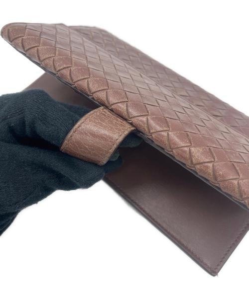 BOTTEGA VENETA（ボッテガベネタ）BOTTEGA VENETA (ボッテガベネタ) 3つ折り財布 ブラウンの古着・服飾アイテム