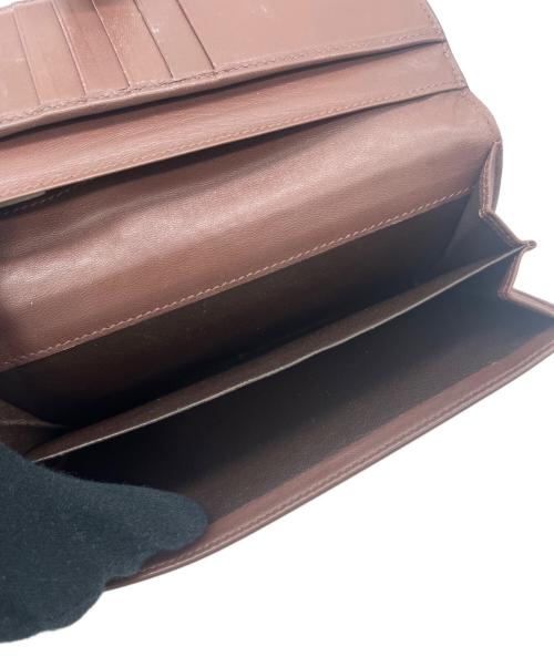 BOTTEGA VENETA（ボッテガベネタ）BOTTEGA VENETA (ボッテガベネタ) 3つ折り財布 ブラウンの古着・服飾アイテム