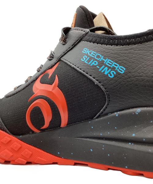 SKECHERS（スケッチャーズ）SKECHERS (スケッチャーズ) SNOOP DOGG (スヌープドッグ) SKECHERS　Snoop Dogg　Frenzy Snoop Frenz Evader　スニーカー ブラック×オレンジ サイズ:26ｃｍの古着・服飾アイテム