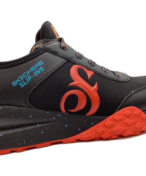 SKECHERS（スケッチャーズ）SKECHERS (スケッチャーズ) SNOOP DOGG (スヌープドッグ) SKECHERS　Snoop Dogg　Frenzy Snoop Frenz Evader　スニーカー ブラック×オレンジ サイズ:26ｃｍの古着・服飾アイテム