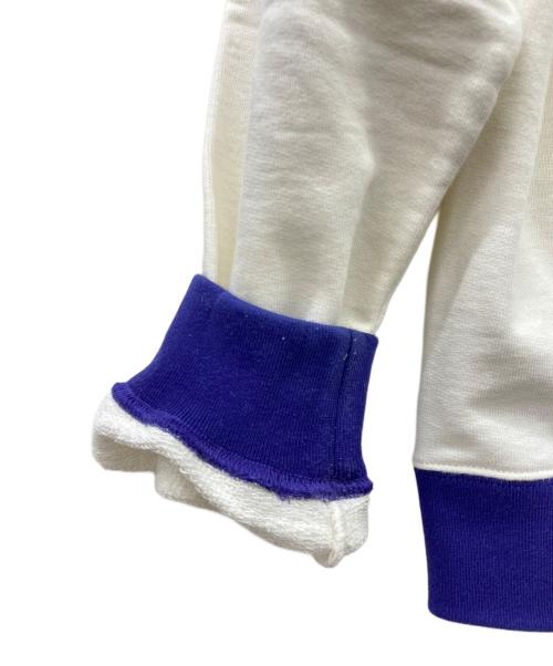 GUCCI（グッチ）GUCCI (グッチ) PIKARAR Kawaii プリントコットンスウェットシャツ ホワイト×パープル サイズ:Mの古着・服飾アイテム