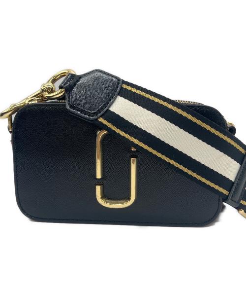 MARC JACOBS（マークジェイコブズ）MARC JACOBS (マークジェイコブス) ザスナップショットバッグ ブラック×ボルドーの古着・服飾アイテム