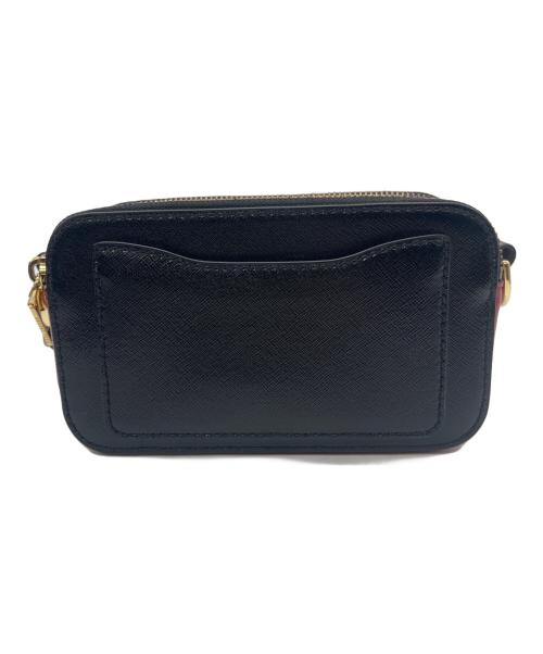MARC JACOBS（マークジェイコブズ）MARC JACOBS (マークジェイコブス) ザスナップショットバッグ ブラック×ボルドーの古着・服飾アイテム