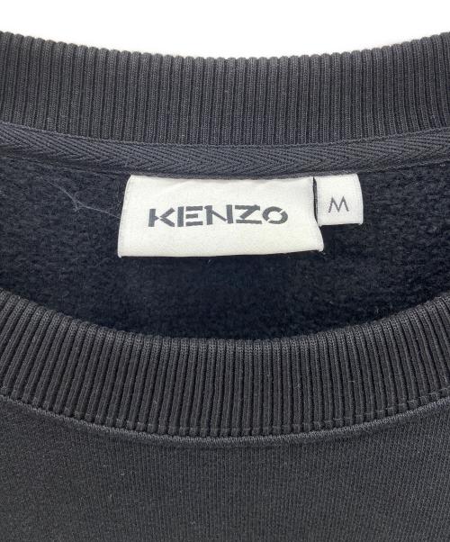 KENZO（ケンゾー）KENZO (ケンゾー) K-tiger Sweatshirt ブラック×ブルー サイズ:Mの古着・服飾アイテム