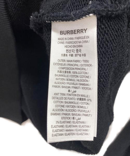 BURBERRY（バーバリー）BURBERRY (バーバリー) Logo Print Hood ブラック×ホワイト サイズ:Sの古着・服飾アイテム