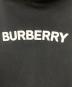 中古・古着 BURBERRY (バーバリー) Logo Print Hood ブラック×ホワイト サイズ:S：35000円