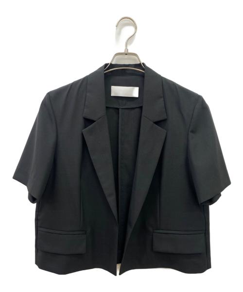 Adam et Rope（アダム エ ロペ）Adam et Rope (アダム エ ロペ) ハーフスリーブテーラードジャケット ブラック サイズ:FREE 未使用品の古着・服飾アイテム