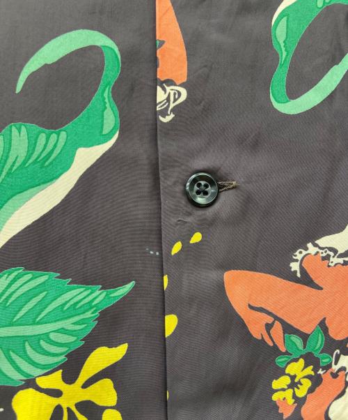 Sun Surf（サンサーフ）Sun Surf (サンサーフ) 半袖シャツ ブラウン×オレンジ サイズ:Mの古着・服飾アイテム