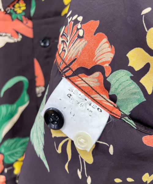 Sun Surf（サンサーフ）Sun Surf (サンサーフ) 半袖シャツ ブラウン×オレンジ サイズ:Mの古着・服飾アイテム