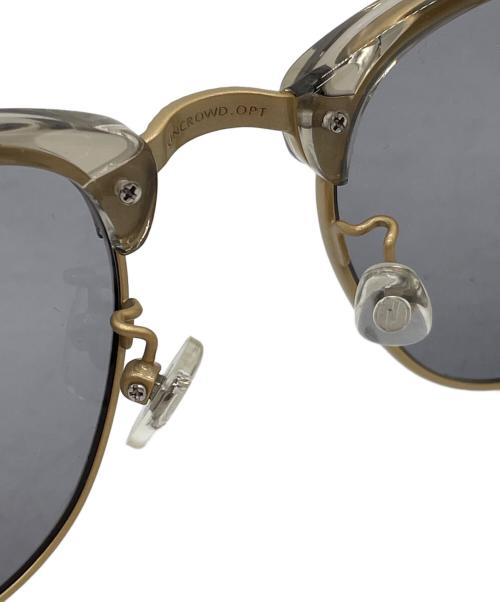 UNCROWD（アンクラウド）UNCROWD (アンクラウド) サングラス グレー×ゴールドの古着・服飾アイテム