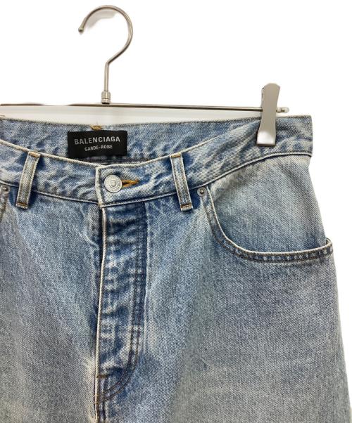 BALENCIAGA（バレンシアガ）BALENCIAGA (バレンシアガ) Baggy Pant ブルー サイズ:XSの古着・服飾アイテム