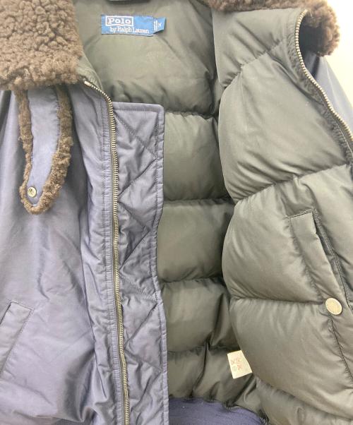 POLO RALPH LAUREN（ポロ・ラルフローレン）POLO RALPH LAUREN (ポロ・ラルフローレン) B-15フライトジャケット ネイビー サイズ:Mの古着・服飾アイテム