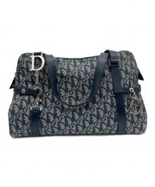 Christian Dior（クリスチャン ディオール）の古着「ハンドバッグ」｜ブルー×グレー