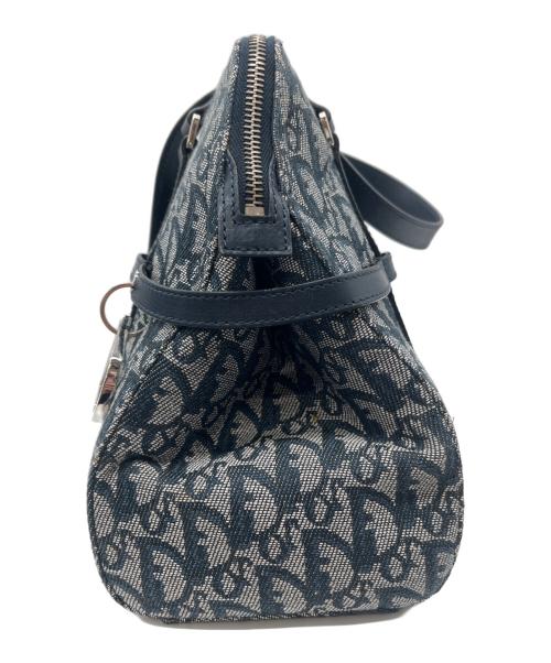 Christian Dior（クリスチャン ディオール）Christian Dior (クリスチャン ディオール) ハンドバッグ ブルー×グレーの古着・服飾アイテム