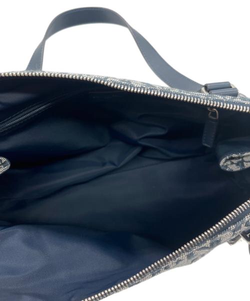 Christian Dior（クリスチャン ディオール）Christian Dior (クリスチャン ディオール) ハンドバッグ ブルー×グレーの古着・服飾アイテム