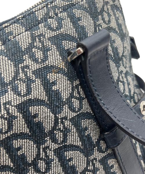 Christian Dior（クリスチャン ディオール）Christian Dior (クリスチャン ディオール) ハンドバッグ ブルー×グレーの古着・服飾アイテム