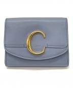 Chloeクロエ）の古着「3つ折り財布」｜ブルー