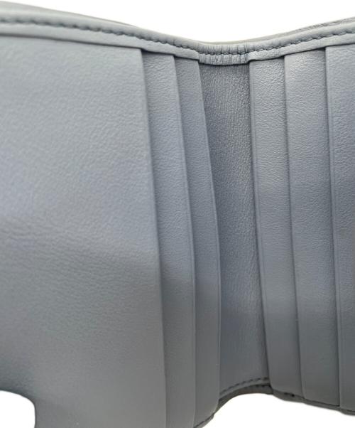 Chloe（クロエ）Chloe (クロエ) 3つ折り財布 ブルーの古着・服飾アイテム