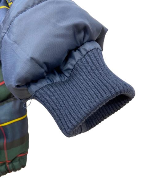 POLO RALPH LAUREN（ポロ・ラルフローレン）POLO RALPH LAUREN (ポロ・ラルフローレン) POLO RALPH LAUREN　ダウンジャケット　 80s-90s グリーン×ネイビー サイズ:Mの古着・服飾アイテム