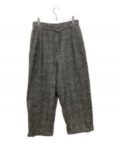 中古・古着通販】YOKE (ヨーク) COTTON 1TUCK WIDE-LEG BAKER PANTS