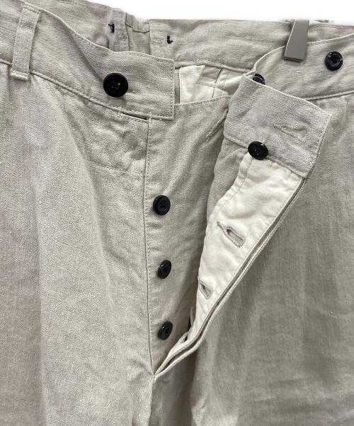 OUTIL（ウティ）OUTIL (ウティ) リネンパンツ アイボリー サイズ:Mの古着・服飾アイテム
