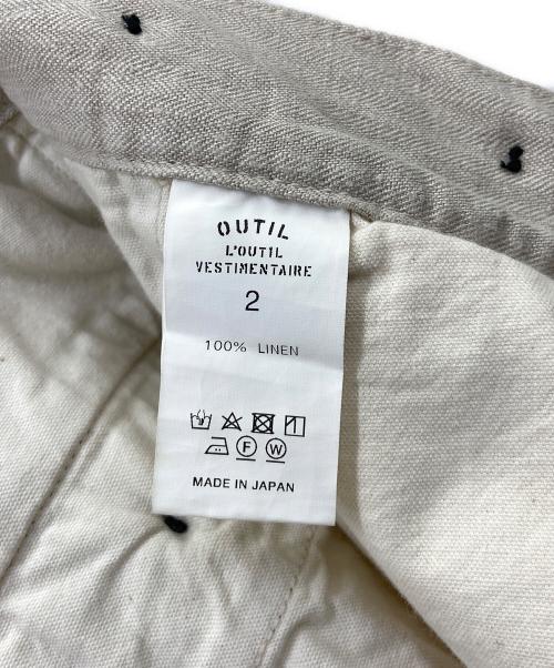 OUTIL（ウティ）OUTIL (ウティ) リネンパンツ アイボリー サイズ:Mの古着・服飾アイテム