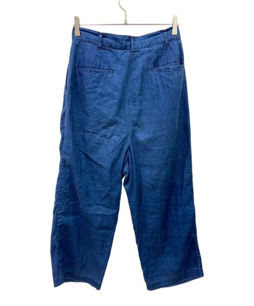 OUTIL（ウティ）OUTIL (ウティ) リネンワイドパンツ ネイビー サイズ:00の古着・服飾アイテム