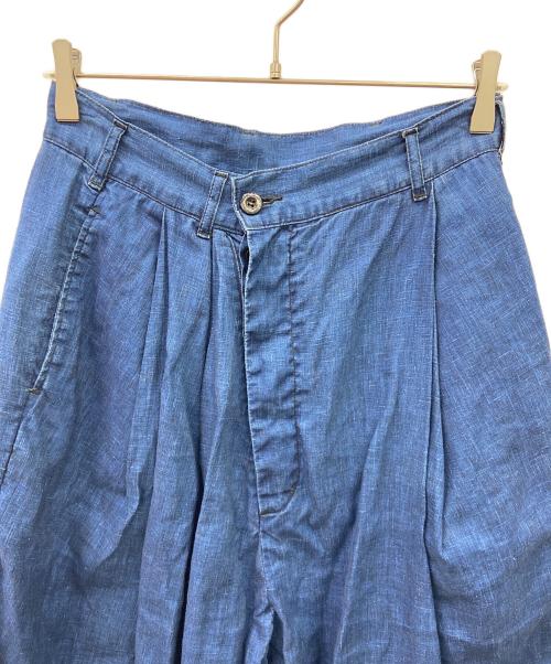 OUTIL（ウティ）OUTIL (ウティ) リネンワイドパンツ ネイビー サイズ:00の古着・服飾アイテム