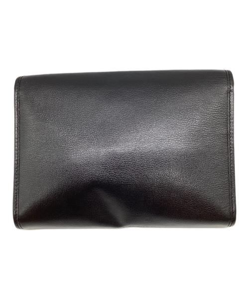 Christian Dior（クリスチャン ディオール）Christian Dior (クリスチャン ディオール) クラッチバッグ/ショルダーバッグ ブラック×ゴールドの古着・服飾アイテム