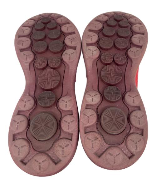 estacion（エスタシオ）estacion (エスタシオ) 花モチーフエアサイクルショートブーツ レッド×マルチカラー サイズ:Lの古着・服飾アイテム