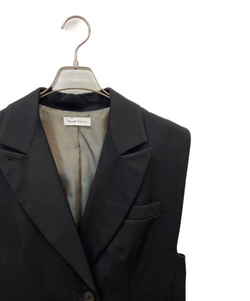 MAISON SPECIAL（メゾンスペシャル）MAISON SPECIAL (メゾンスペシャル) ジレ ブラック サイズ:FREEの古着・服飾アイテム