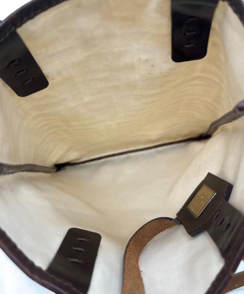 FENDI（フェンディ）FENDI (フェンディ) ミニトートバッグ ブラウンの古着・服飾アイテム