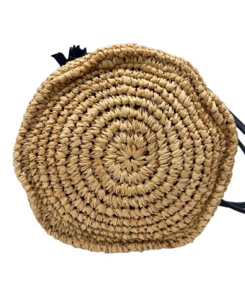 LUDLOW（ラドロー）LUDLOW (ラドロー) カゴバッグ ベージュ×ネイビーの古着・服飾アイテム