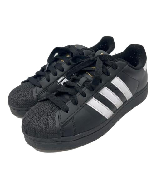 adidas（アディダス）adidas (アディダス) ローカットスニーカー/SUPER STAR ブラック×ホワイト サイズ:26の古着・服飾アイテム