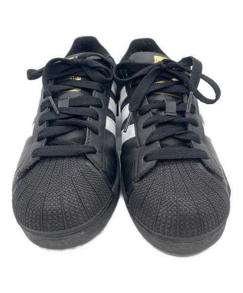 adidas（アディダス）adidas (アディダス) ローカットスニーカー/SUPER STAR ブラック×ホワイト サイズ:26の古着・服飾アイテム