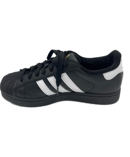 adidas（アディダス）adidas (アディダス) ローカットスニーカー/SUPER STAR ブラック×ホワイト サイズ:26の古着・服飾アイテム