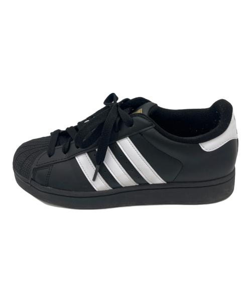 adidas（アディダス）adidas (アディダス) ローカットスニーカー/SUPER STAR ブラック×ホワイト サイズ:26の古着・服飾アイテム