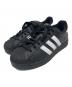 adidas（アディダス）の古着「ローカットスニーカー/SUPER STAR」｜ブラック×ホワイト