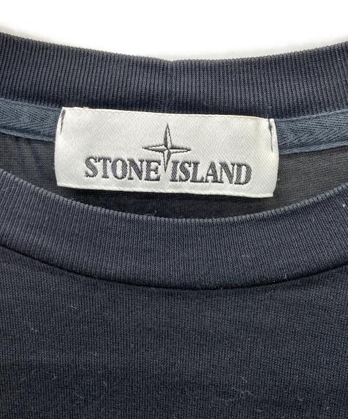 STONE ISLAND（ストーンアイランド）STONE ISLAND (ストーンアイランド) 半袖カットソー ブラック サイズ:Mの古着・服飾アイテム