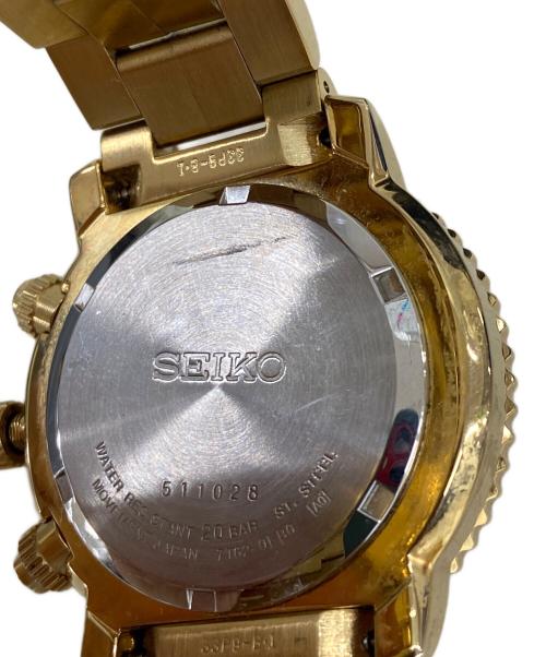 SEIKO（セイコー）SEIKO (セイコー) クロノグラフ ブラックの古着・服飾アイテム