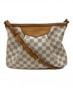 LOUIS VUITTONルイ ヴィトン）の古着「ショルダーバッグ/シラクーサPM」｜アイボリー×グレー×ブラウン