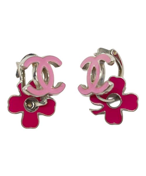 CHANEL（シャネル）CHANEL (シャネル) ココマーク クローバー ピンク×レッドの古着・服飾アイテム
