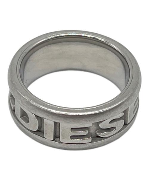 DIESEL（ディーゼル）DIESEL (ディーゼル) ロゴスチールリング シルバー サイズ:10号の古着・服飾アイテム