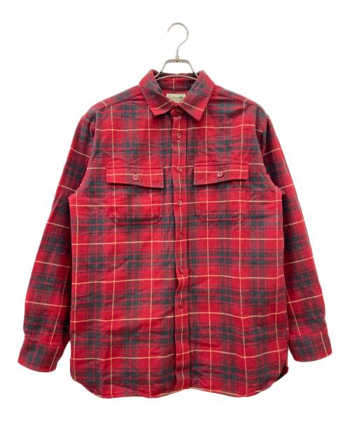 L.L.Bean（エルエルビーン）L.L.Bean (エルエルビーン) 長袖シャツ レッド サイズ:Mの古着・服飾アイテム