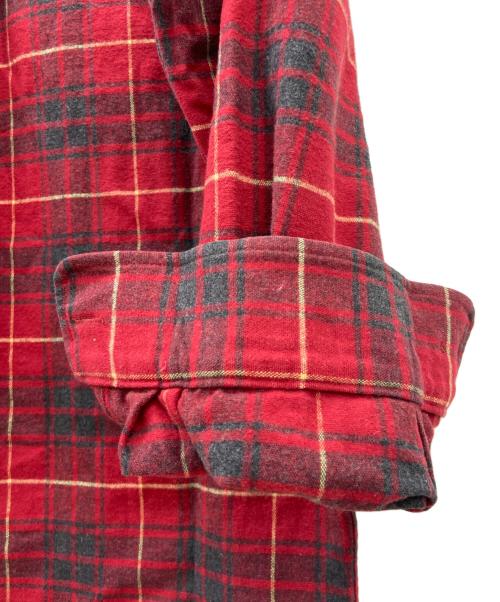 L.L.Bean（エルエルビーン）L.L.Bean (エルエルビーン) 長袖シャツ レッド サイズ:Mの古着・服飾アイテム